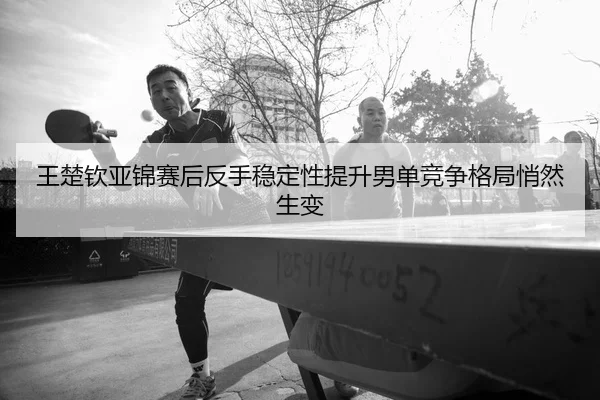 王楚钦亚锦赛后反手稳定性提升男单竞争格局悄然生变